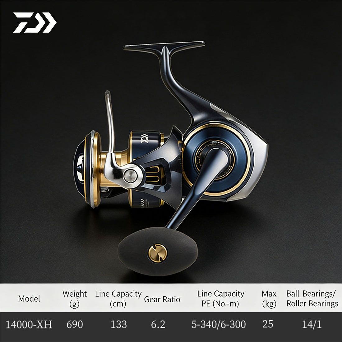 Abu Garcia Reel Max - オリジナル ダイワ 2025 サルティガ 8000-25000 スピニングリール