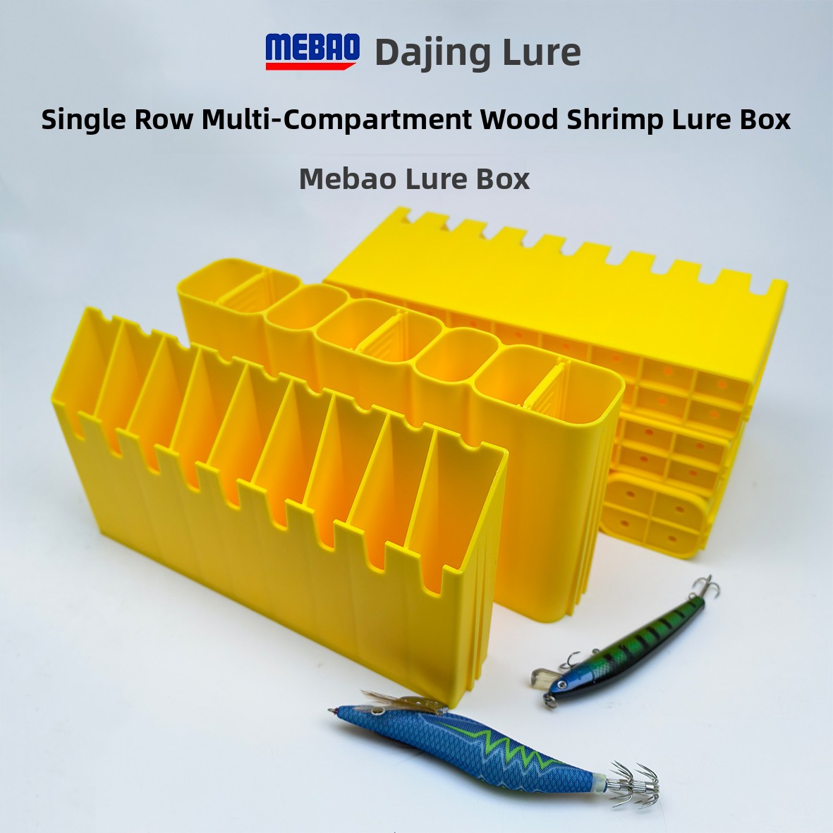 Fishing Hook Box - 明邦ロード海釣りルアー収納ボックス シングルロウフックベイトボックス アイアンプレートボックス アウトドアキャンプ旅行ギア釣り用