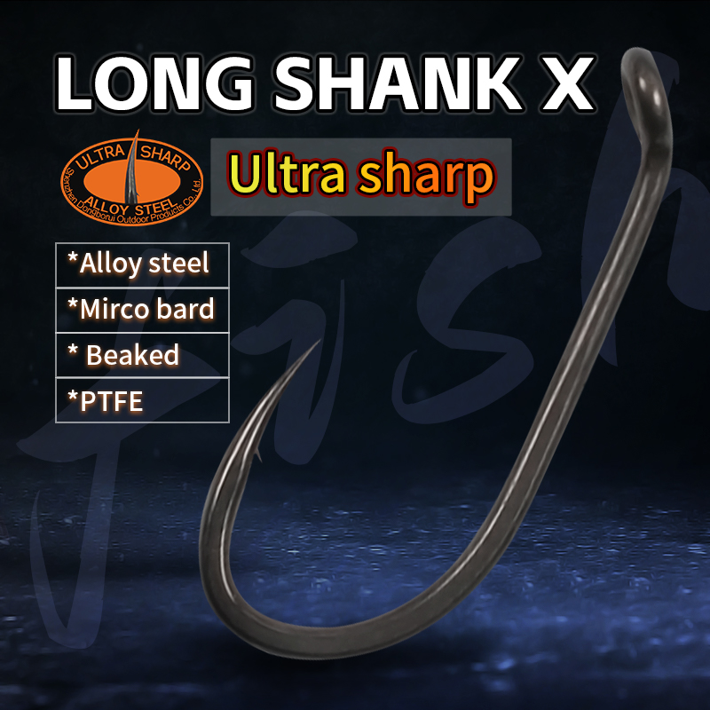 釣り用フック,10個,ロングシャンク,マイクロバーブサイズ2 - Fishing Hook Assortment のレビューと価格