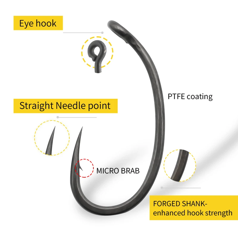カープフィッシングフック,カープフック,ロングカーブ,マイク - Fishing Hook Assortment のレビューと価格