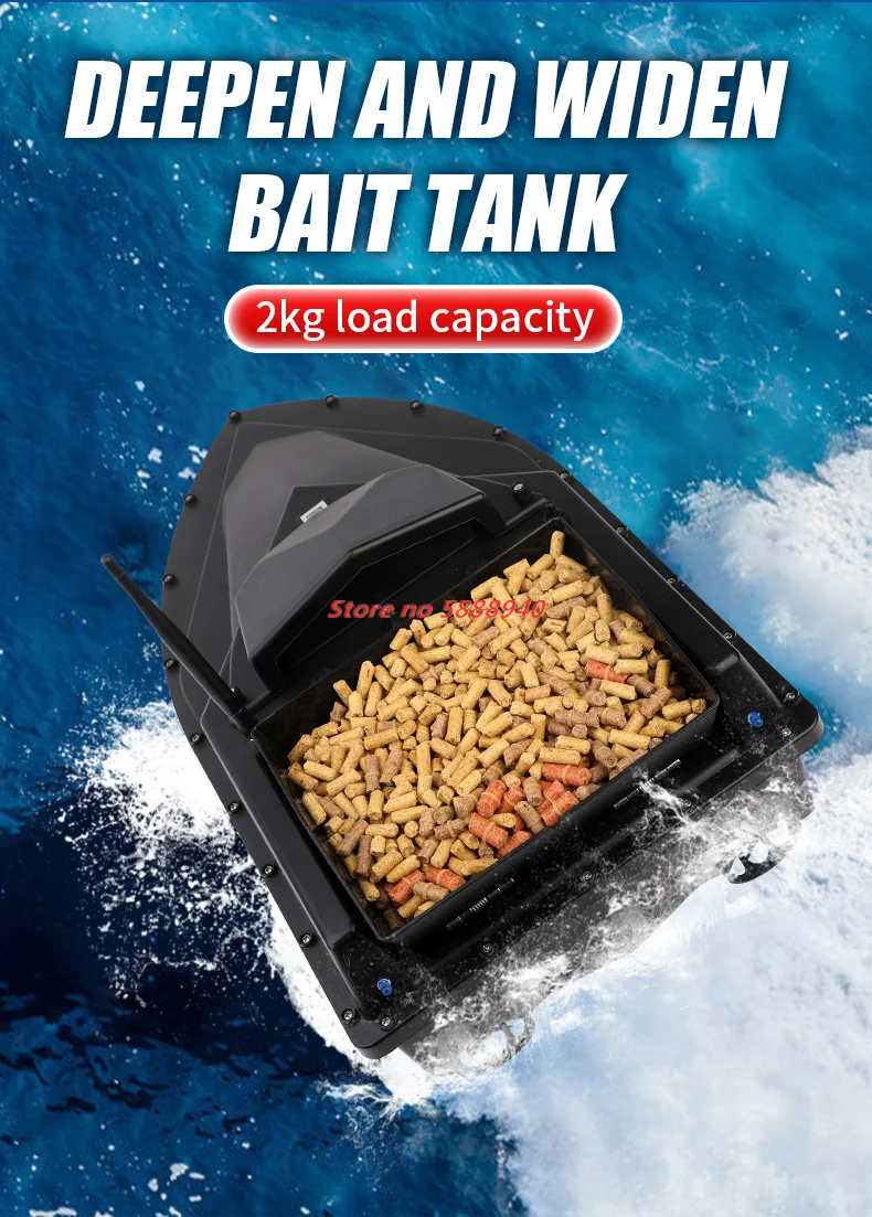100GPS測位機能付きRCフィッシングベイトボート 500 - Fishing Hook Size のレビューと価格