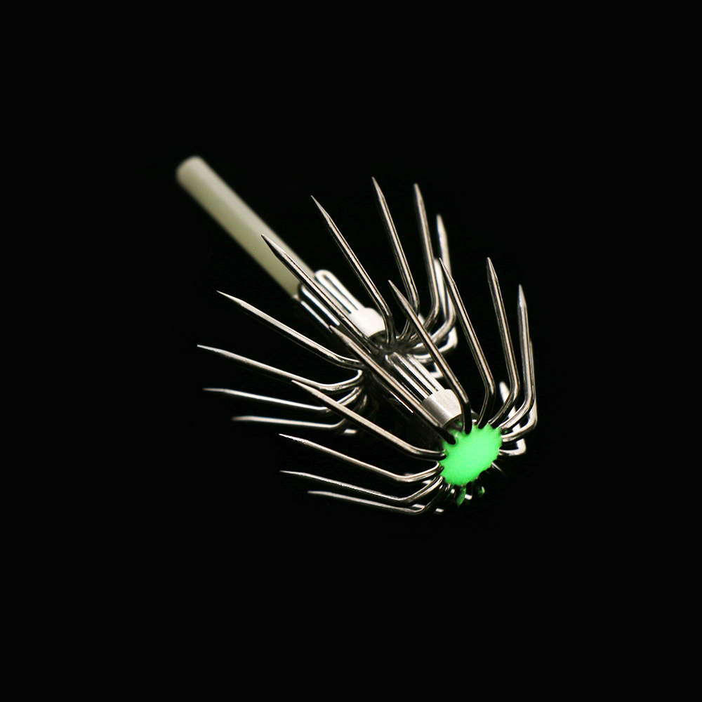 ステンレス鋼の釣り針,2層傘,ジギング,魚,イカ,カトルフィ - Fishing Hook Offset のレビューと価格