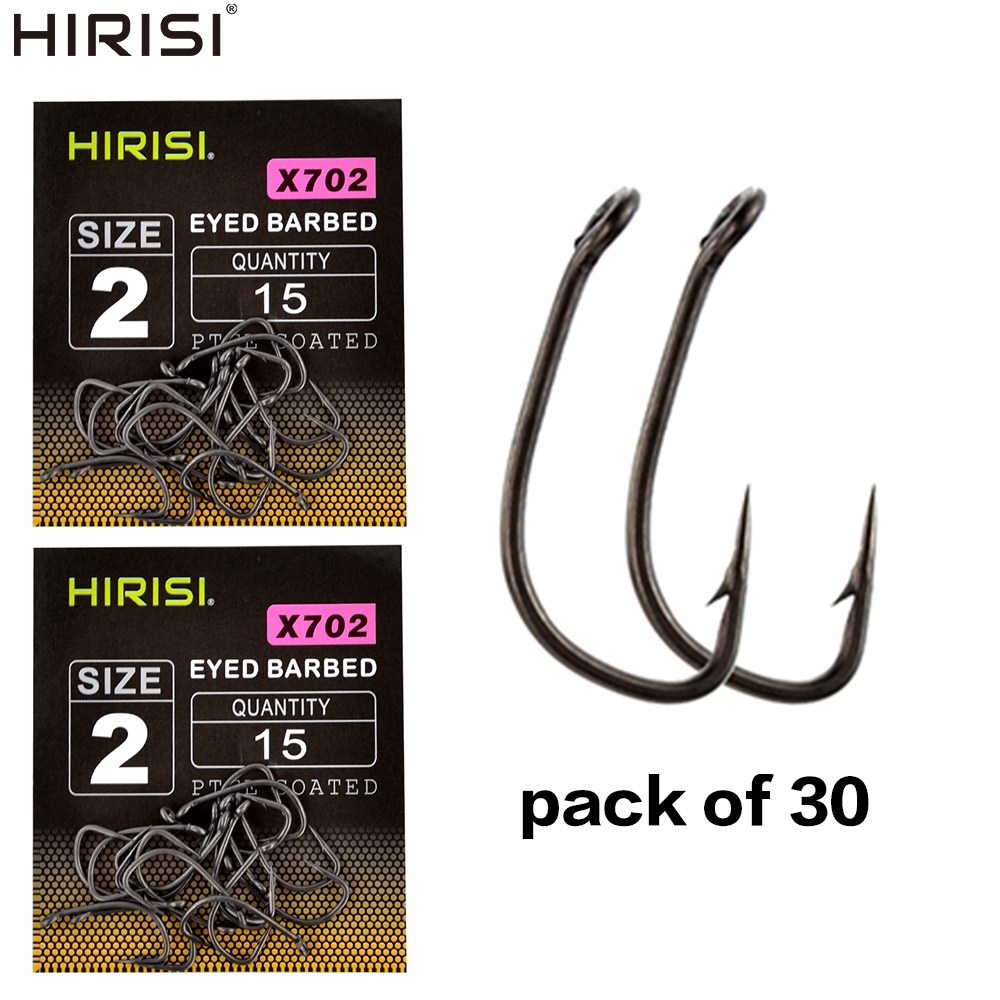 30 個 PTFE コーティングされた高炭素鋼有刺鉄線フィッ - Fishing Hook Assortment のレビューと価格