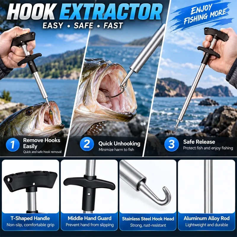 プロ仕様の多機能フィッシングプライヤーセット。魚の口を挟むた - Fishing Hook Sharpener のレビューと価格